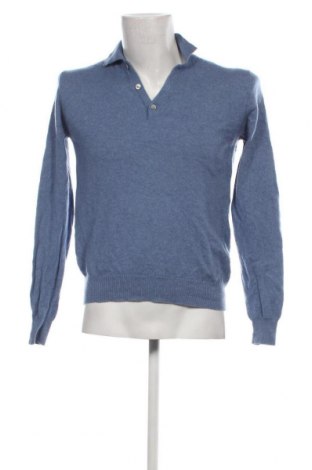 Мъжки пуловер Yorn, Размер L, Цвят Син, Цена 17,11 лв.