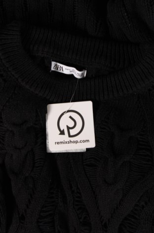 Ανδρικό πουλόβερ Zara, Μέγεθος L, Χρώμα Μαύρο, Τιμή 10,19 €