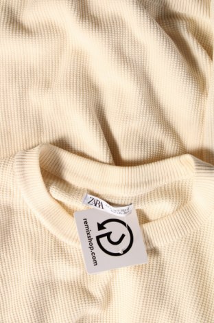 Pánský svetr  Zara, Velikost L, Barva Krémová, Cena  407,00 Kč