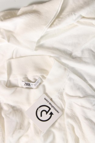 Herrenpullover Zara, Größe M, Farbe Weiß, Preis € 12,03