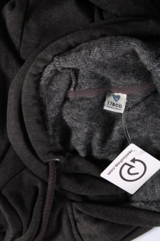 Herren Sweatshirt 17 & Co., Größe L, Farbe Grau, Preis € 12,11