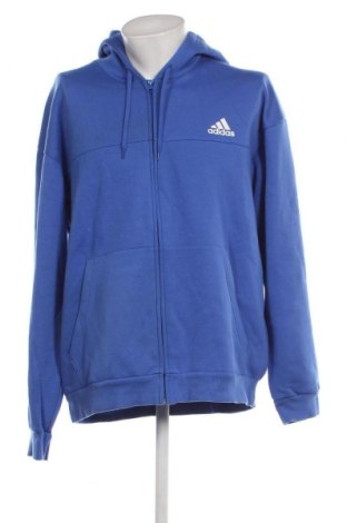 Ανδρικό φούτερ Adidas, Μέγεθος XXL, Χρώμα Μπλέ, Τιμή 28,92 €