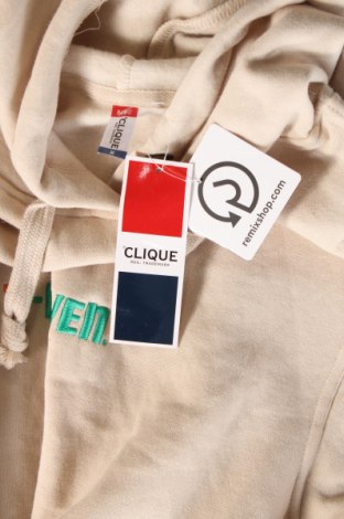 Ανδρικό φούτερ Clique, Μέγεθος M, Χρώμα  Μπέζ, Τιμή 14,23 €
