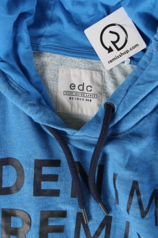 Ανδρικό φούτερ Edc By Esprit, Μέγεθος XL, Χρώμα Μπλέ, Τιμή 17,75 €