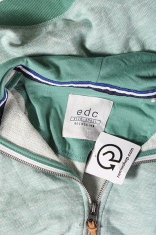 Ανδρικό φούτερ Edc By Esprit, Μέγεθος S, Χρώμα Πράσινο, Τιμή 12,68 €