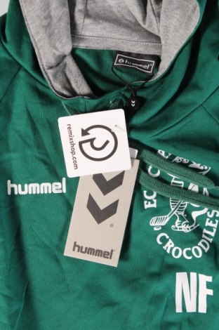 Herren Sweatshirt Hummel, Größe M, Farbe Grün, Preis 29,12 €