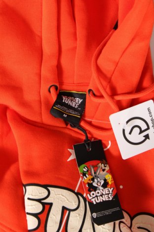 Herren Sweatshirt Looney Tunes, Größe M, Farbe Orange, Preis 14,40 €