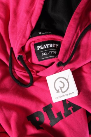 Pánská mikina  Playboy, Velikost XXL, Barva Růžová, Cena  323,00 Kč