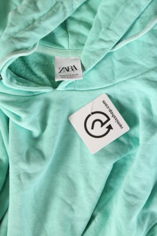 Herren Sweatshirt Zara, Größe M, Farbe Grün, Preis 9,40 €