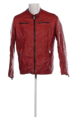 Pánská kožená bunda , Velikost L, Barva Červená, Cena  781,00 Kč