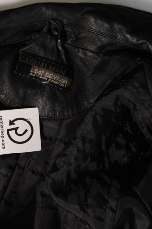 Pánska kožená bunda  Casual, Veľkosť M, Farba Čierna, Cena  72,97 €