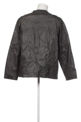 Ανδρικό δερμάτινο μπουφάν Identic, Μέγεθος XXL, Χρώμα Γκρί, Τιμή 25,76 €