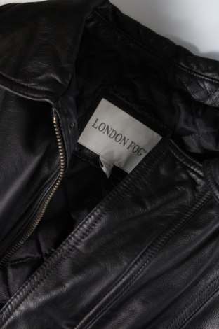 Herren Lederjacke London Fog, Größe S, Farbe Schwarz, Preis € 89,56