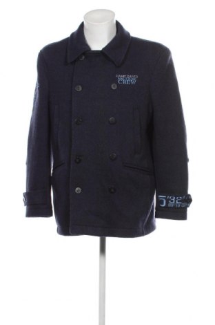 Ανδρικά παλτό Camp David, Μέγεθος L, Χρώμα Μπλέ, Τιμή 36,81 €