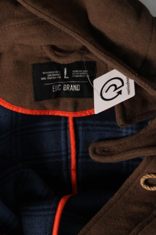 Ανδρικά παλτό Edc By Esprit, Μέγεθος L, Χρώμα Καφέ, Τιμή 32,48 €