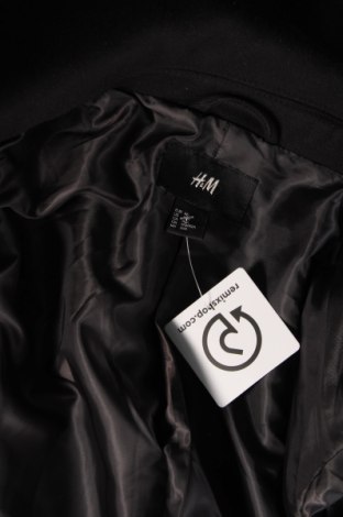 Мъжко палто H&M, Размер M, Цвят Черен, Цена 80,65 лв.