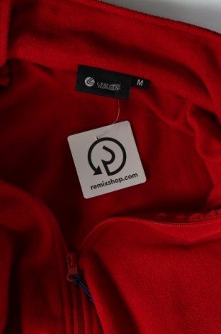 Ανδρική ζακέτα fleece Line One, Μέγεθος M, Χρώμα Κόκκινο, Τιμή 12,06 €