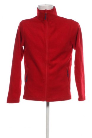 Ανδρική ζακέτα fleece Line One, Μέγεθος M, Χρώμα Κόκκινο, Τιμή 13,27 €