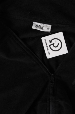 Ανδρική ζακέτα fleece X-Mail, Μέγεθος XXL, Χρώμα Μαύρο, Τιμή 15,68 €