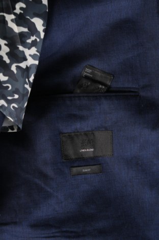 Pánské sako  H&M, Velikost L, Barva Modrá, Cena  368,00 Kč