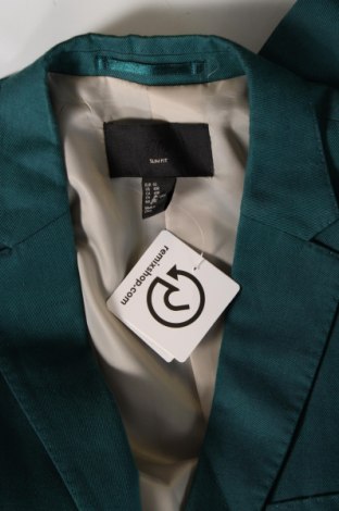 Ανδρικό σακάκι H&M, Μέγεθος M, Χρώμα Πράσινο, Τιμή 15,27 €