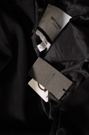 Ανδρικό σακάκι Only & Sons, Μέγεθος L, Χρώμα Μαύρο, Τιμή 16,24 €