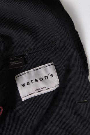 Ανδρικό σακάκι Watson's, Μέγεθος L, Χρώμα Μπλέ, Τιμή 7,42 €