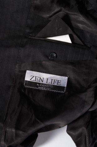 Pánske sako  Zanetti, Veľkosť L, Farba Čierna, Cena  37,65 €