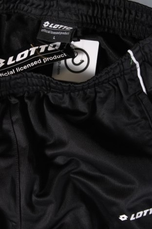 Ανδρικό αθλητικό παντελόνι Lotto, Μέγεθος L, Χρώμα Μαύρο, Τιμή 17,26 €