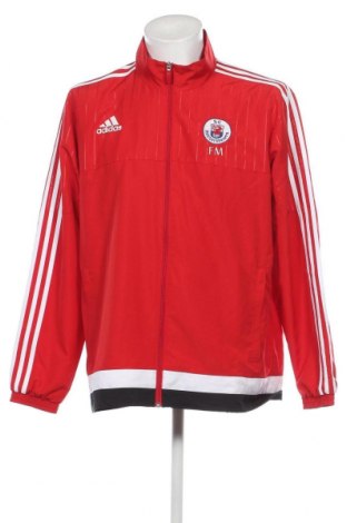Ανδρική αθλητική ζακέτα Adidas, Μέγεθος XL, Χρώμα Κόκκινο, Τιμή 53,44 €