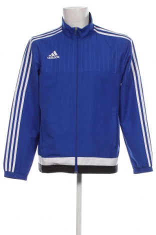 Ανδρική αθλητική ζακέτα Adidas, Μέγεθος M, Χρώμα Μπλέ, Τιμή 25,24 €
