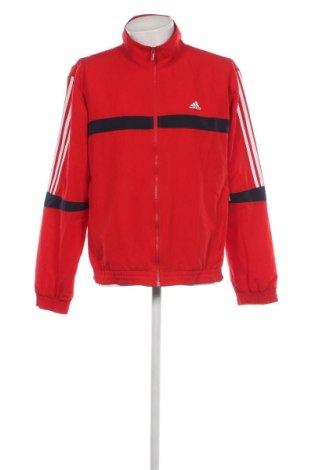 Herrenjacke Adidas, Größe L, Farbe Rot, Preis 16,29 €