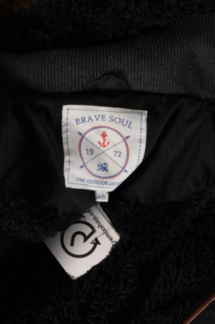 Ανδρικό μπουφάν Brave Soul, Μέγεθος XXL, Χρώμα Μαύρο, Τιμή 35,04 €
