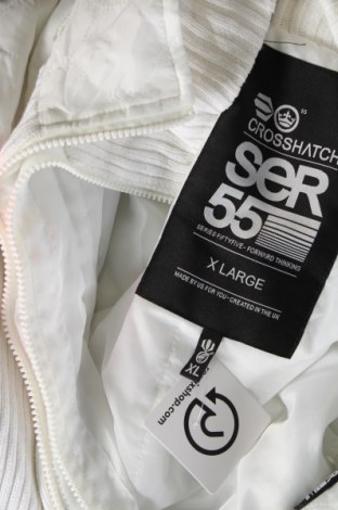 Ανδρικό μπουφάν Crosshatch, Μέγεθος XL, Χρώμα Λευκό, Τιμή 31,86 €
