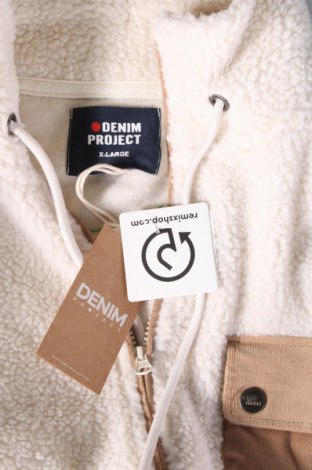Ανδρικό μπουφάν Denim Project, Μέγεθος XL, Χρώμα Εκρού, Τιμή 28,14 €