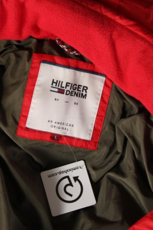 Ανδρικό μπουφάν Hilfiger Denim, Μέγεθος L, Χρώμα Κόκκινο, Τιμή 110,10 €