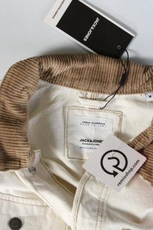 Ανδρικό μπουφάν Jack & Jones, Μέγεθος M, Χρώμα Εκρού, Τιμή 20,75 €