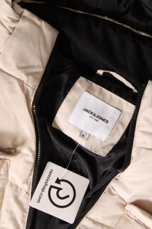 Ανδρικό μπουφάν Jack & Jones, Μέγεθος M, Χρώμα  Μπέζ, Τιμή 23,78 €