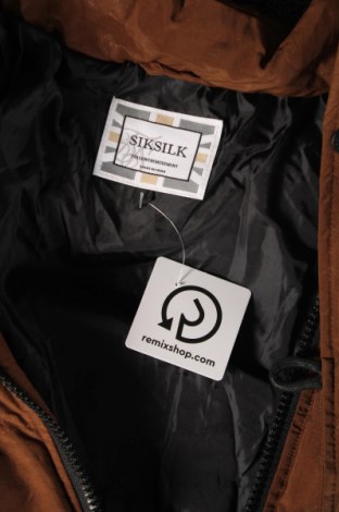 Pánská bunda  SikSilk, Velikost L, Barva Hnědá, Cena  1 067,00 Kč