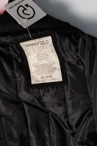 Ανδρικό μπουφάν Springfield, Μέγεθος XXL, Χρώμα Μαύρο, Τιμή 38,23 €