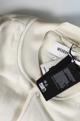 Herrenjacke Weekday, Größe XL, Farbe Ecru, Preis € 42,62