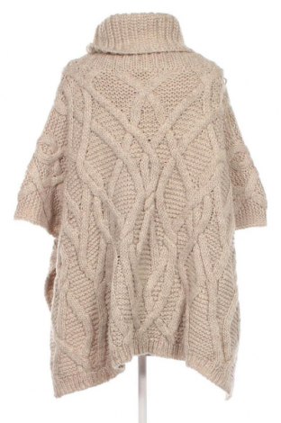 Poncho Zara Knitwear, Größe M, Farbe Beige, Preis 21,76 €