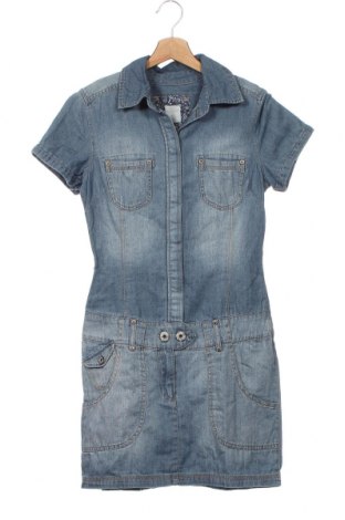 Kleid H&M L.O.G.G., Größe XS, Farbe Blau, Preis 9,00 €