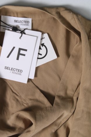Kleid Selected Femme, Größe XS, Farbe Braun, Preis € 71,73