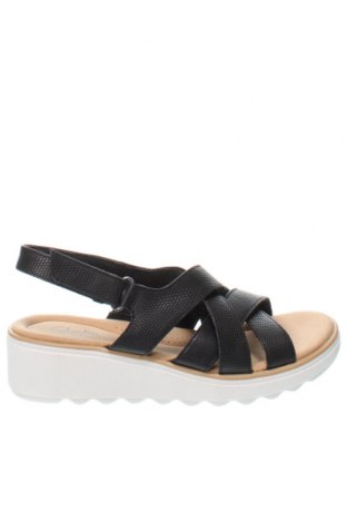 Sandale Clarks, Mărime 39, Culoare Negru, Preț 360,59 Lei