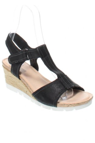 Sandalen Daniele Gilardo, Größe 40, Farbe Schwarz, Preis 30,81 €