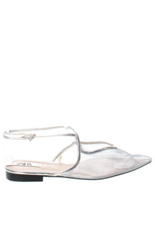 Sandale Zara, Mărime 39, Culoare Argintiu, Preț 110,92 Lei