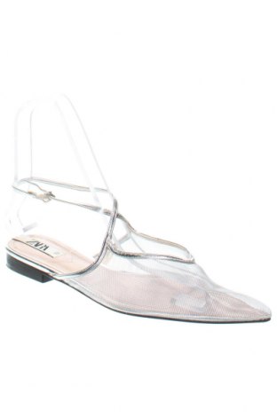 Sandalen Zara, Größe 39, Farbe Silber, Preis € 22,24