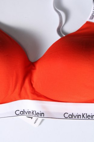 Сутиен Calvin Klein, Размер M, Цвят Оранжев, Цена 95,00 лв.