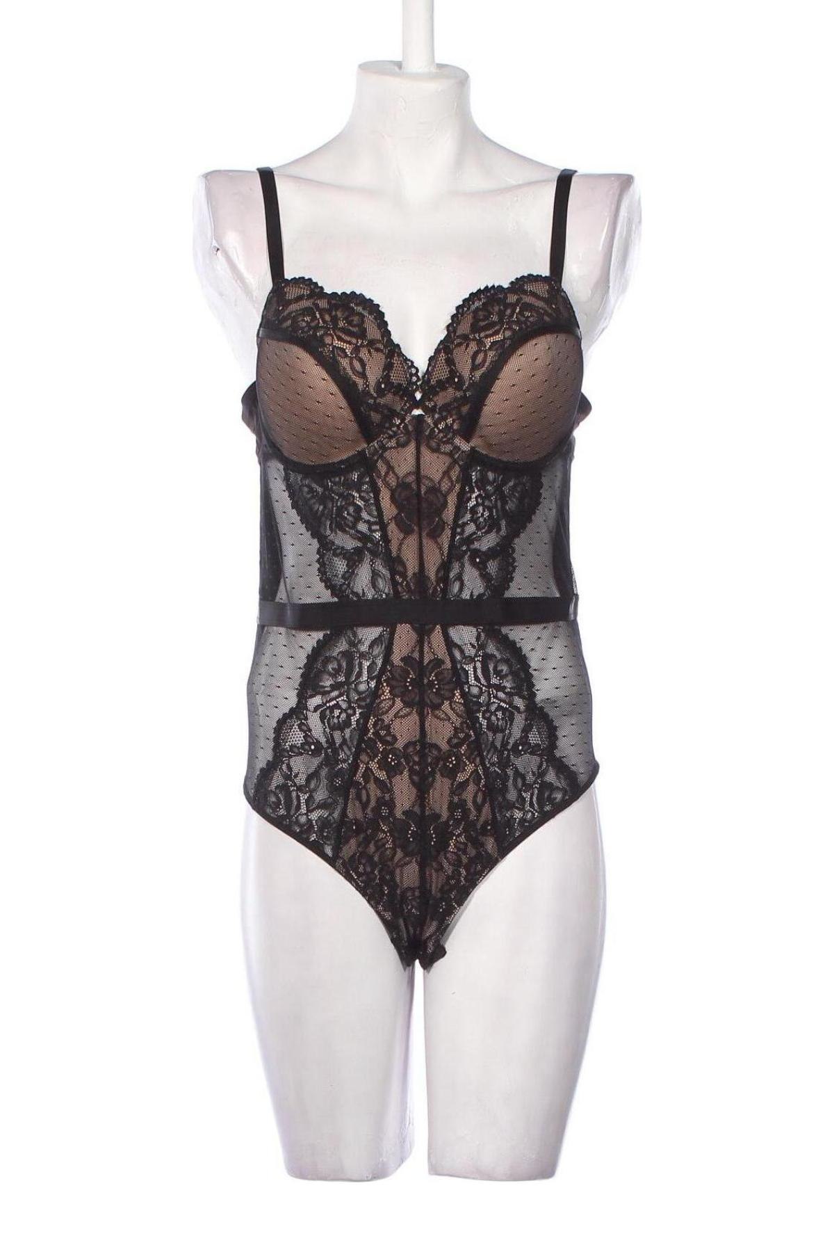 Bodysuit Lascana, Μέγεθος L, Χρώμα Μαύρο, Τιμή 30,41 €